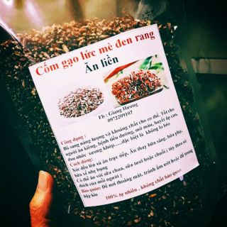 CỐM GẠO LỨC MÈ ĐEN RANG 250gr