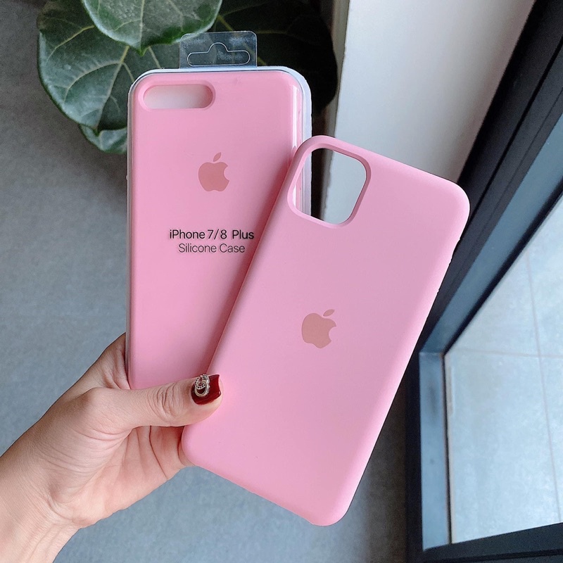 Ốp lưng iphone chống bẩn hồng baby