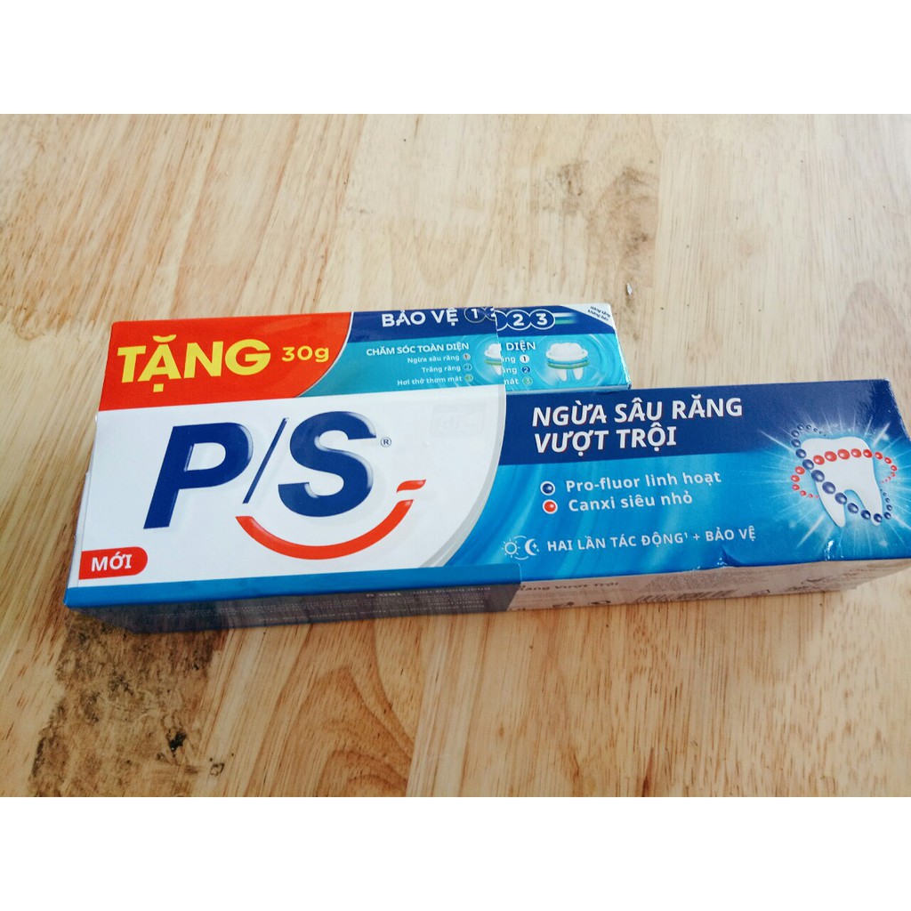 Kem đánh răng PS 180gr tặng ps 30gr