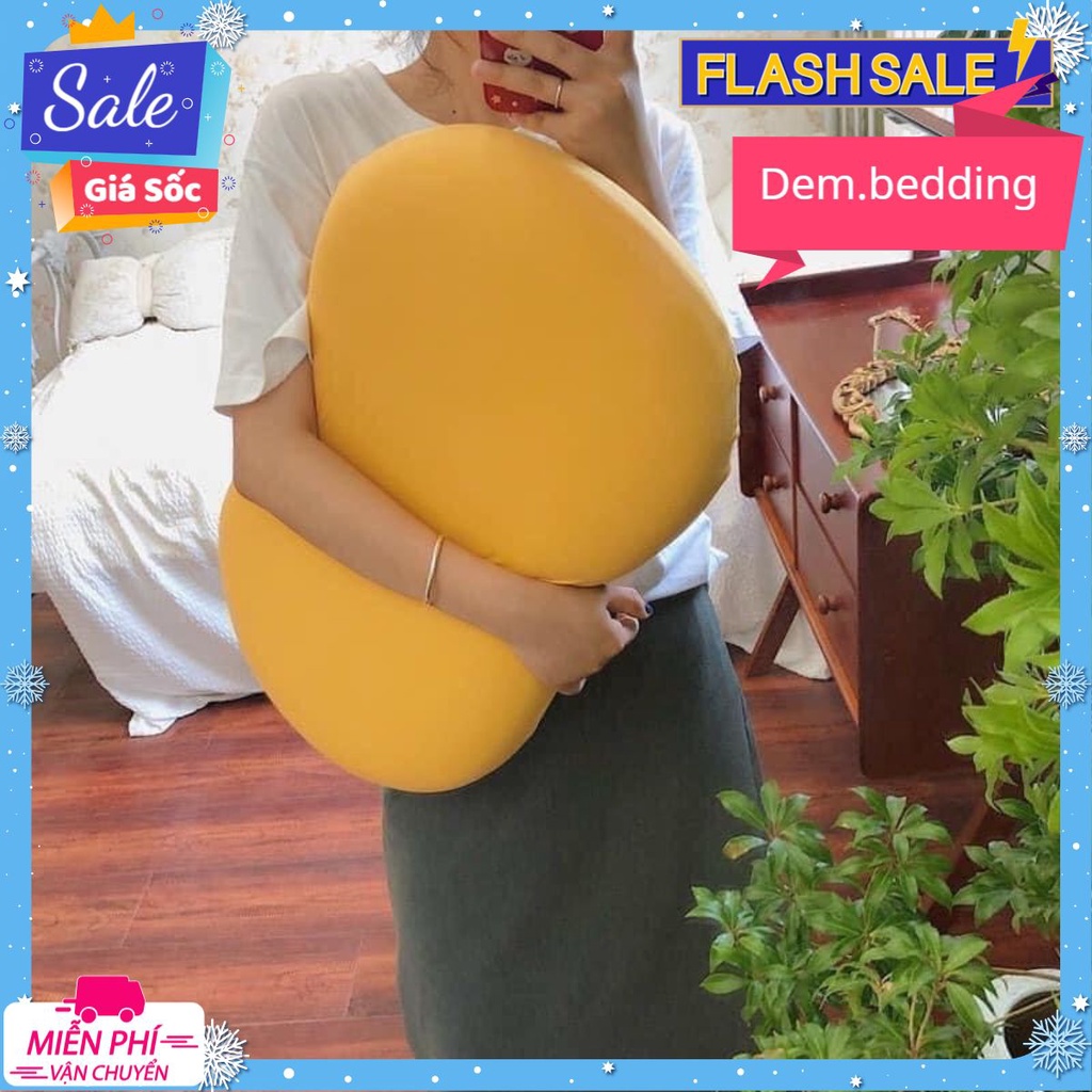 [sale 12.12]Gối bụng mèo cao su non siêu êm, ôm sát cổ