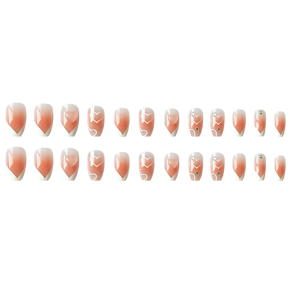 2562 bộ móng tay giả set móng giả trong suốt móng tay giả đính nơ móng tay giả dài vuông set 24 móng tay giả  móng giả thiết kế