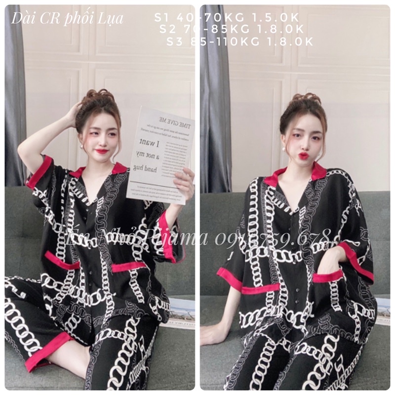 Bigsize 50-110kg cánh rơi Lụa 2 túi phối siêu mềm mịn đẹp Én Nhỏ Pijama | BigBuy360 - bigbuy360.vn