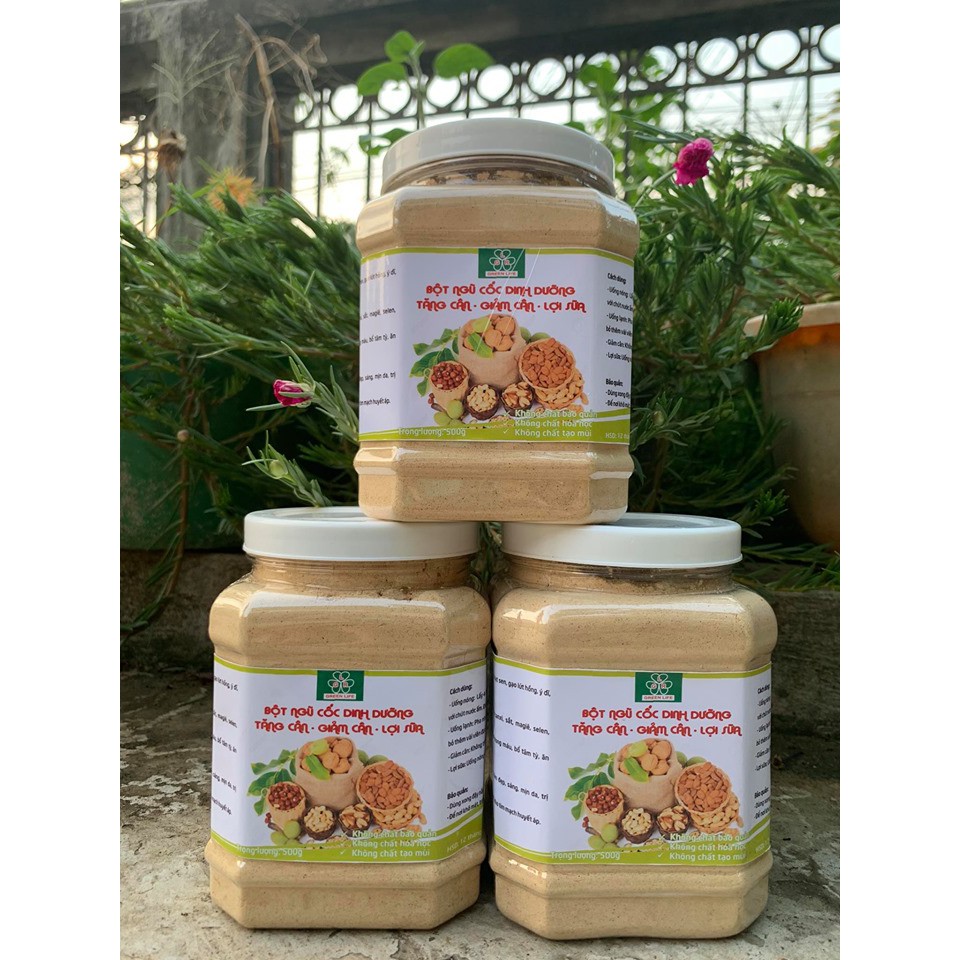 Bột ngũ cốc hộp 500gram sản phẩm hanmade