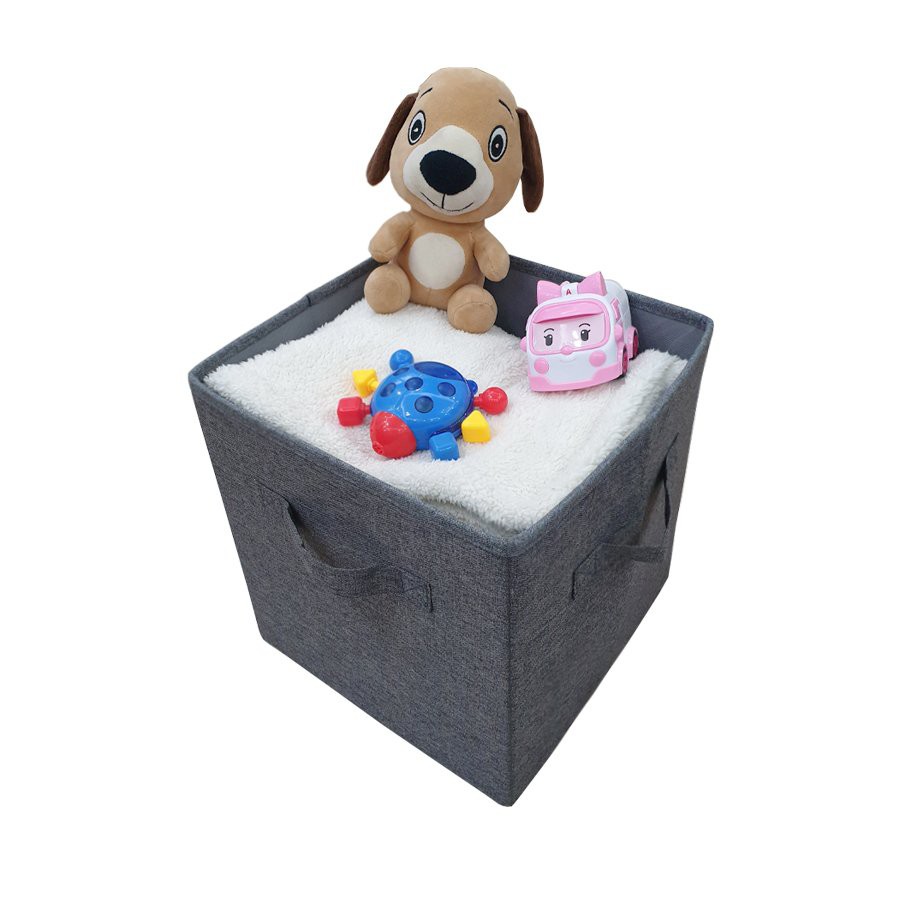 HỘP CUBE XUẤT ÚC VẢI OXFORT - MÀU GHI