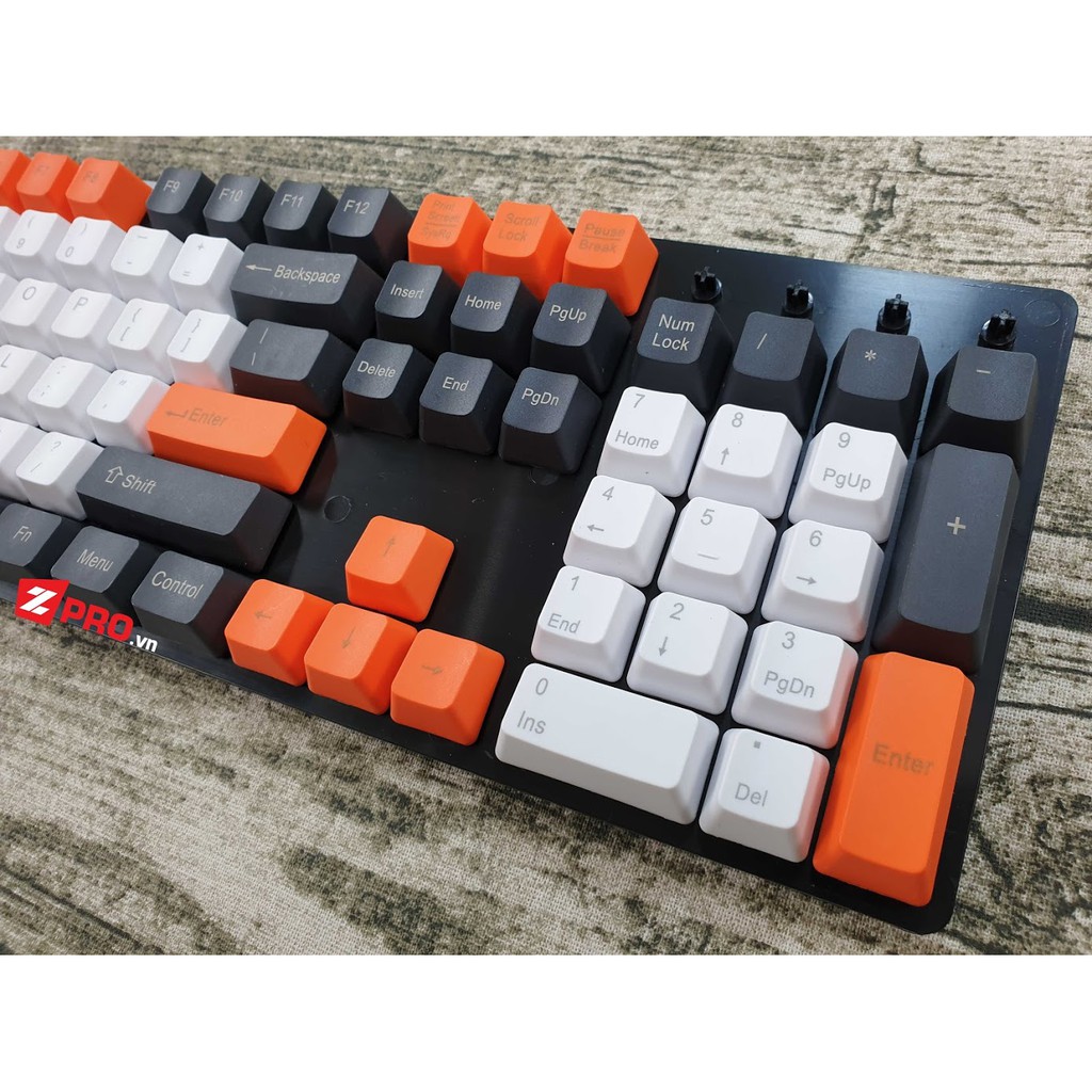 Bộ Keycap PBT Carbon in Laser 104 phím