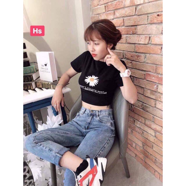 [FREESHIP ĐƠN TỪ 50K] Áo crt hoa cúc HSU0319