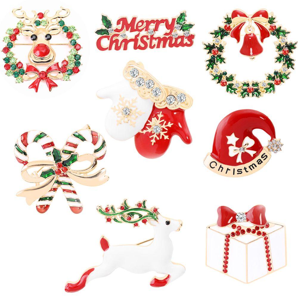 Huy Hiệu Cài Áo Hình Nón Ông Già Noel