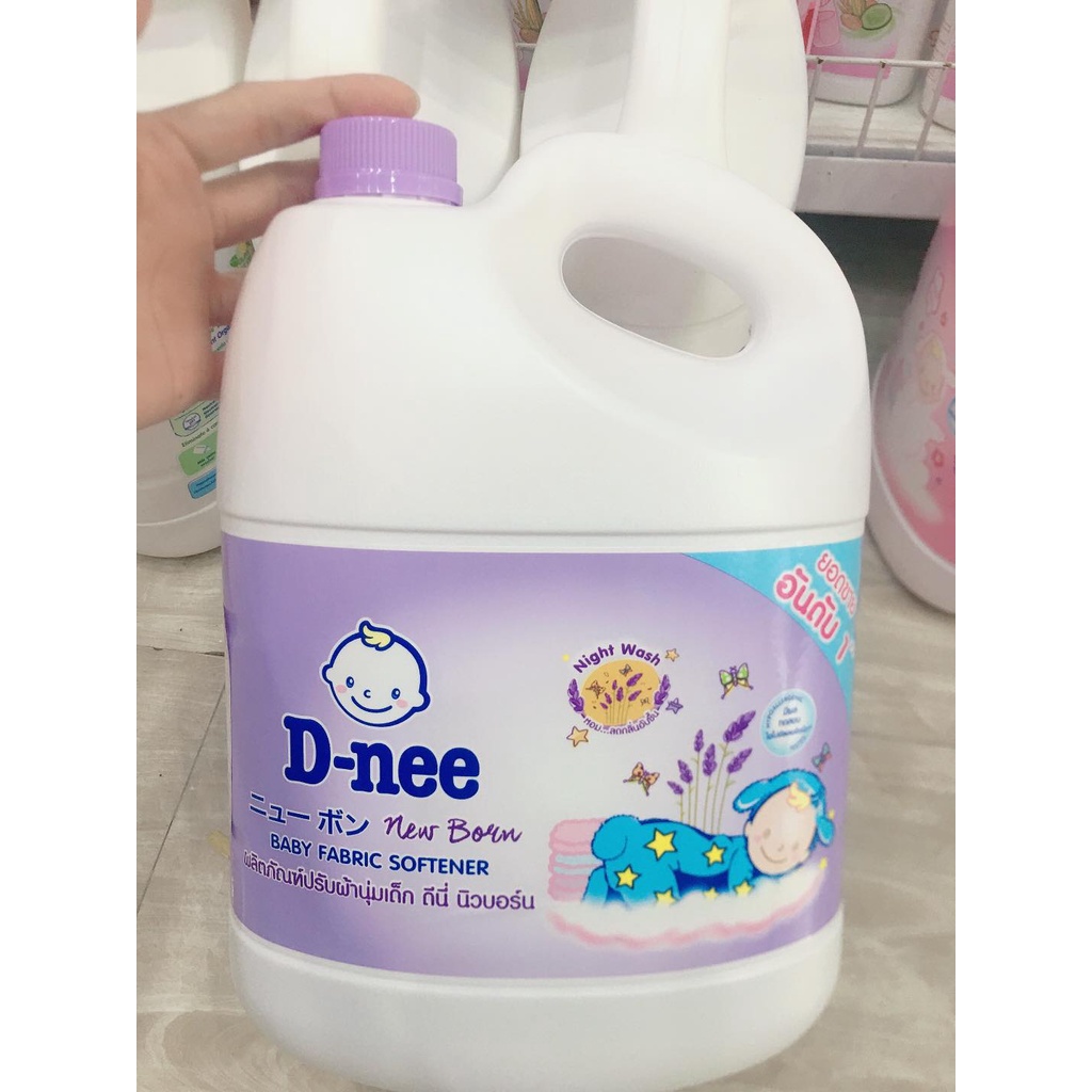 Nước xả Dnee can 2800ml chính hãng ( màu hồng / xanh lá / xanh dương / tím / trắng ) chính hãng