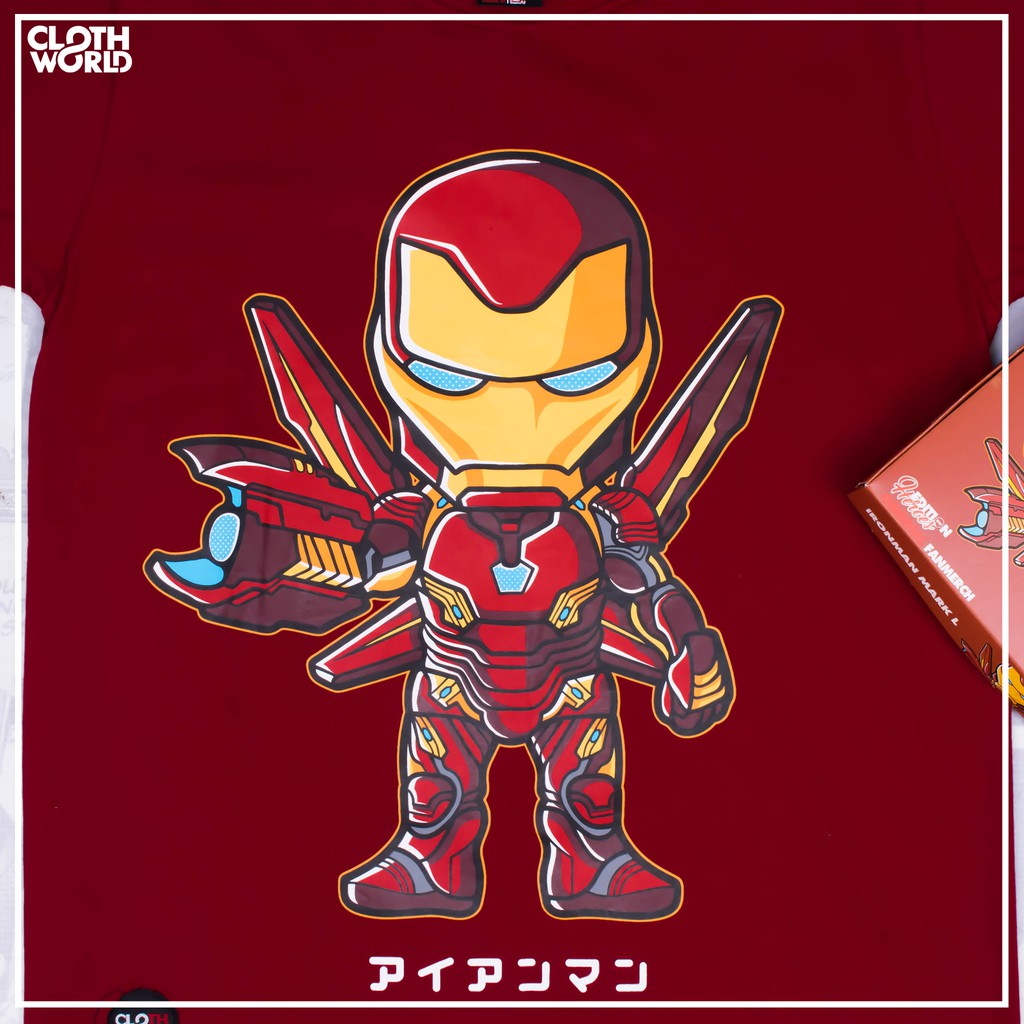 Chibi Áo Thun In Hình Iron Man Mark L Trong Phim Avengers