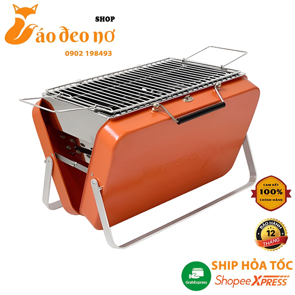 Vali Bếp nướng thông minh gấp gọn đi dã ngoại- Cáo đeo nơ