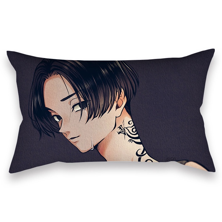 Vỏ Gối Chữ Nhật In Hình Anime Tokyo Revengers 50X30Cm