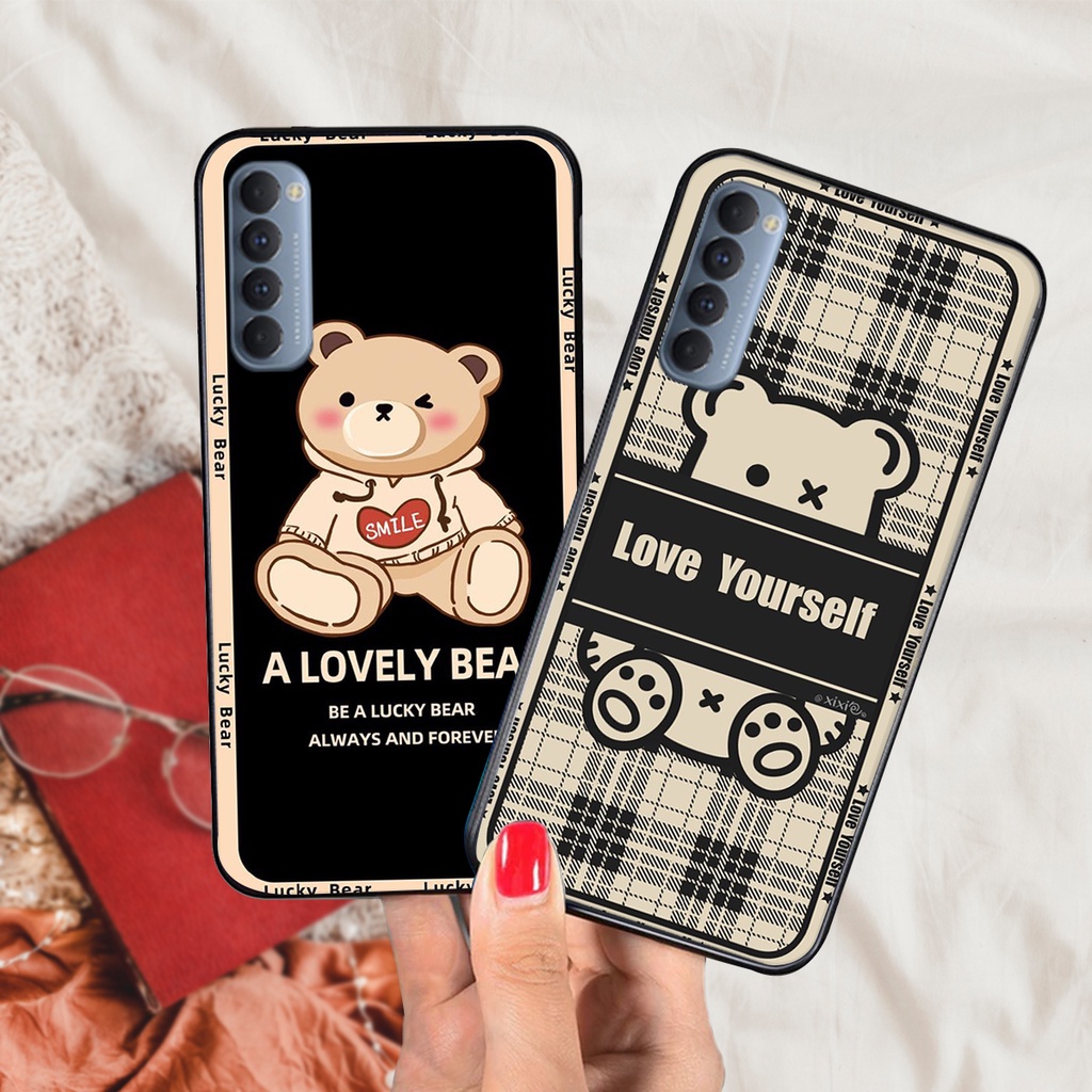 Ốp lưng Oppo Reno4 / Reno4 Pro / Reno 4 in hình cute, mẫu chú gấu siêu đẹp- GIÁ RẺ