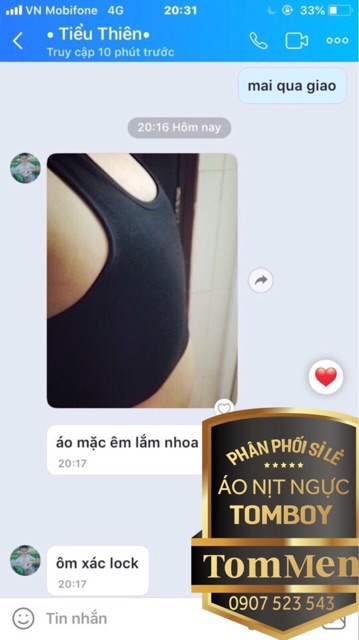 Áo Nịt Ngực TomBoy [ Có Bản Nịt Trước Ngực] - loại ngắn có viền chất cotton ( trans - sb ) | BigBuy360 - bigbuy360.vn