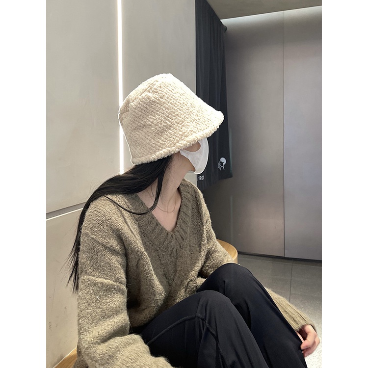 Nón bucket che mặt phong cách thời trang Hàn Quốc cho nữ