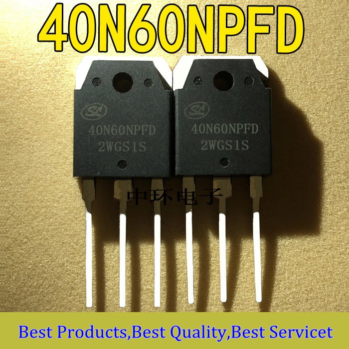 40N60NPFD TO-3P 5 chiếc 40N60 SGT40N60NPFD TO3P 600V 40A IGBT Transistor cho máy hàn biến tần pxa3