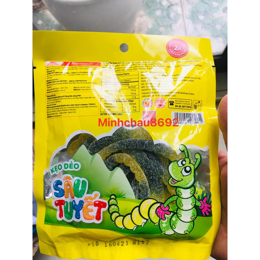 Kẹo dẻo chip chip Zoo vị trái cây gói 96 gram