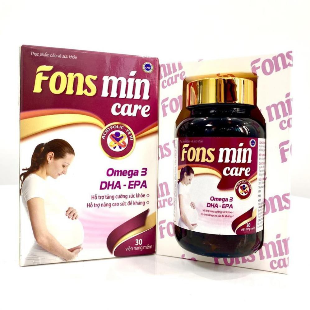 [CHÍNH HÃNG] Bổ sung DHA, EPA, Vitamin và khoáng chất cho bà bầu - Fons Mincare 30 viên | BigBuy360 - bigbuy360.vn