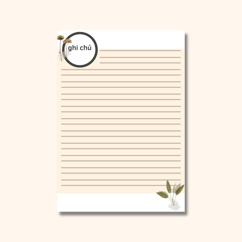 Giấy Ghi Chú A5/A6 Tiện Lợi Dành Cho Học Sinh Hoặc Nhân Viên