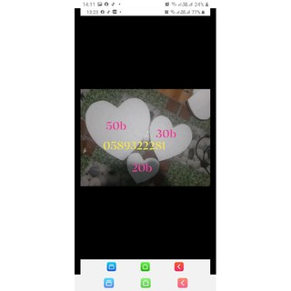 Xốp trái tim dày 3 phân