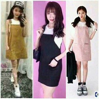 🌻134B1 Váy yếm kaki