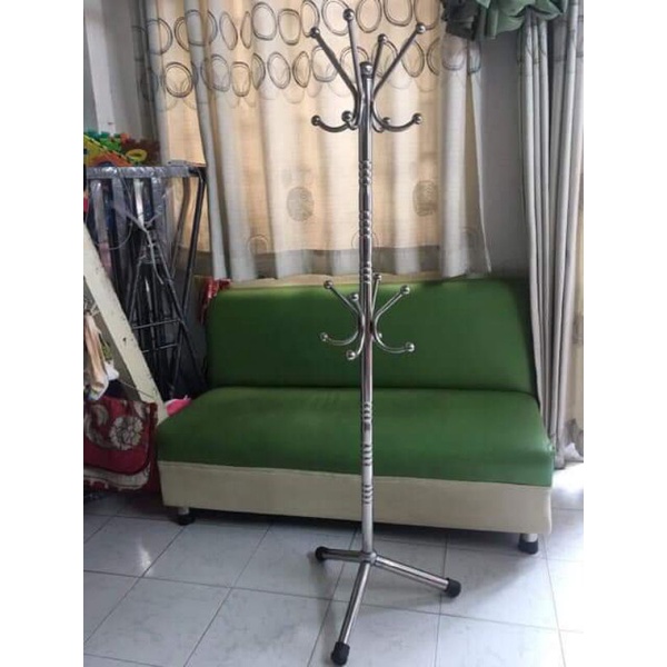 Cây móc nón áo khoác inox thân trúc cao cấp
