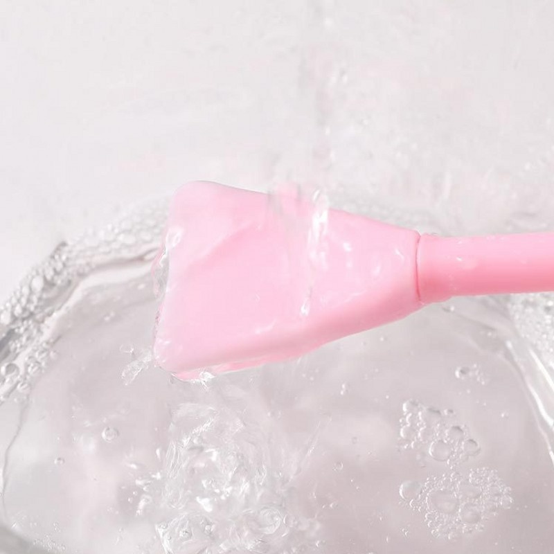 1 Cọ Silicon Mềm Quét Mặt Nạ Bùn Làm Đẹp Đa Năng Chăm Sóc Da Cho Nữ