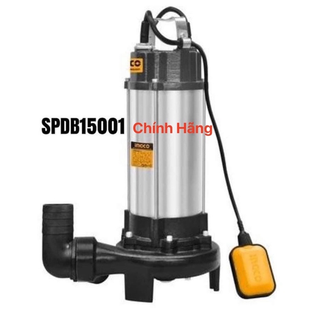 INGCO Máy bơm chìm nước thải 1500W ( 2.0HP ) SPDB15001  (Cam kết Chính Hãng 100%)