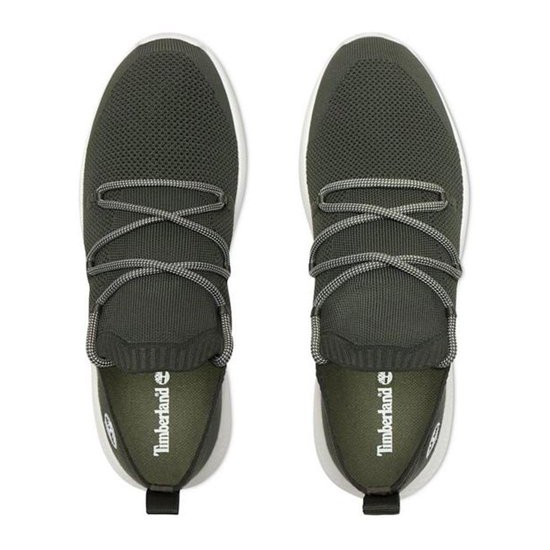 Giày Thể Thao Nam Timberland FlyRoam Go Knit Màu Xanh Rêu Đậm TB0A1Z7E9H