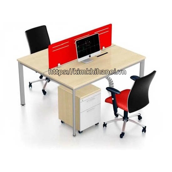 Vách ngăn bàn văn phòng - vách ngăn kính VNK7