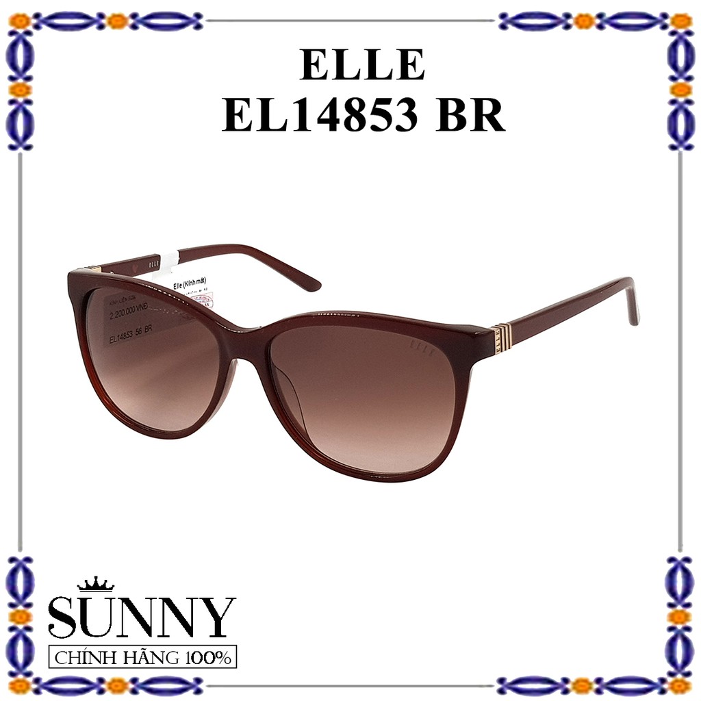 EL14853 BR- Mắt kính Elle chính hãng Korea, bảo hành toàn quốc