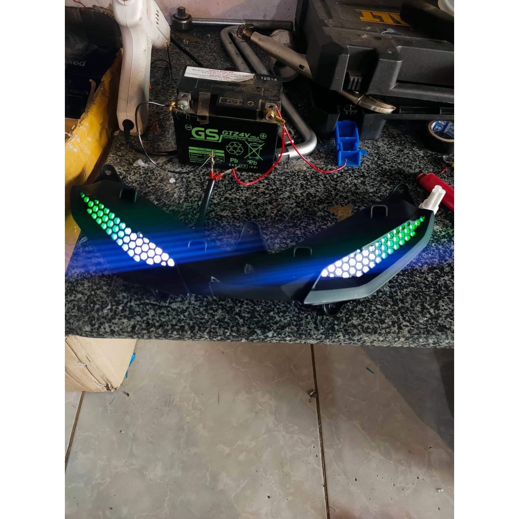 Demi ex 150 kiểu audi tích hợp xinhan , độ bền cao giá đẹp cho ae ex 150 , lắp như zin không chế cháo