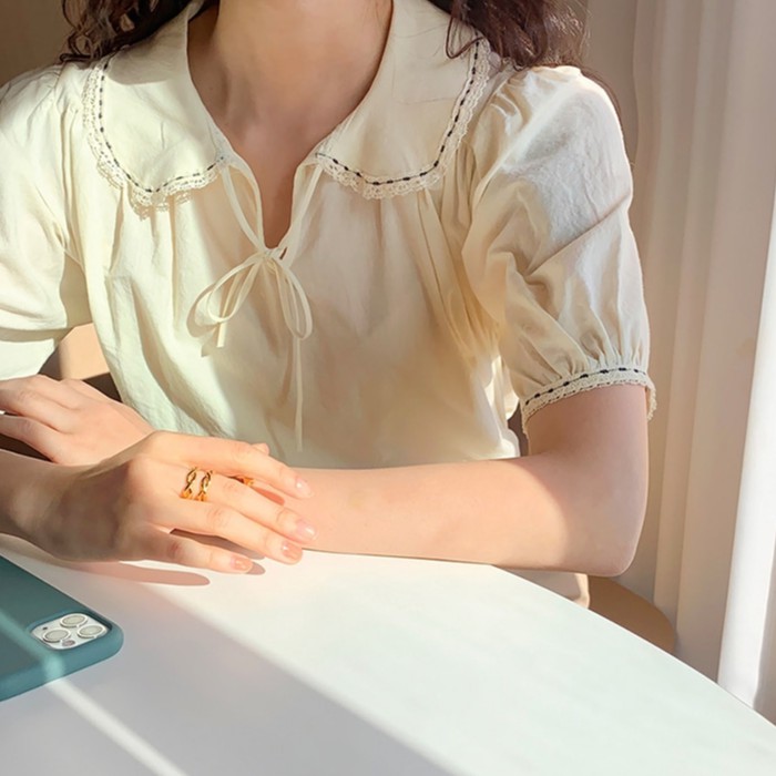 Áo Kiểu Tay Phồng 34507 Cho Nữ