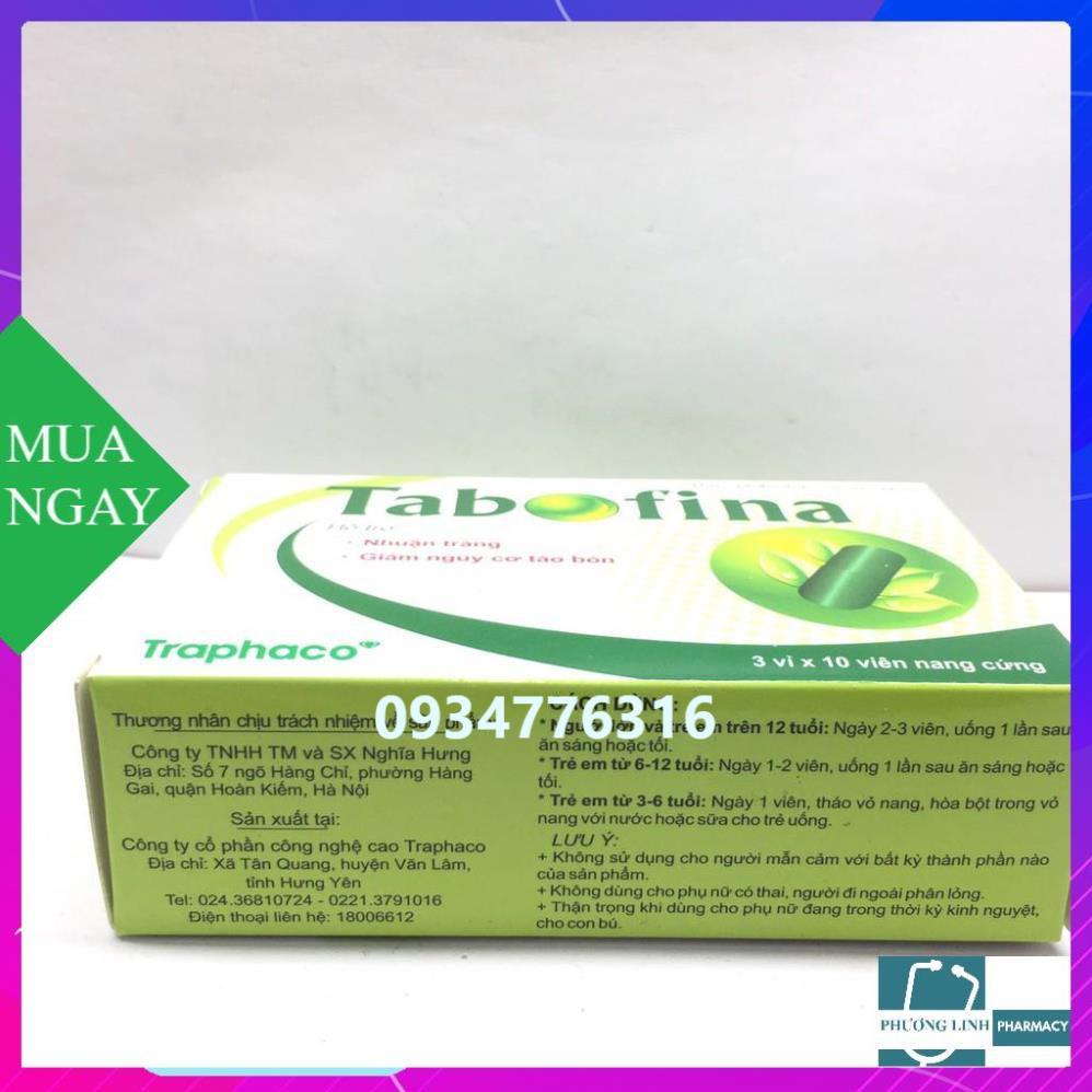 Tabofina hỗ trợ nhuận tràng, bỏ nguy cơ táo bón