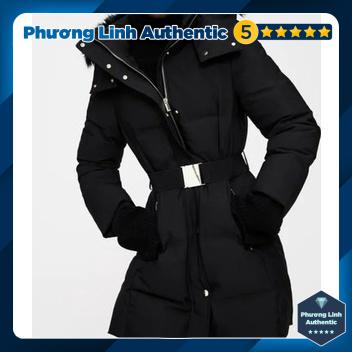 Áo Khoác lông vũ dáng dài chống nước, đai eo điều chỉnh Zara Auth New Tag có sẵn 8073/226 8073226