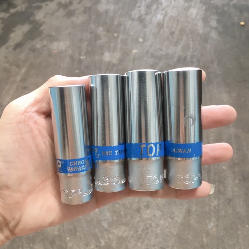 Đầu khẩu , đầu tuýp 1/2 dài chính hãng TOP đủ size