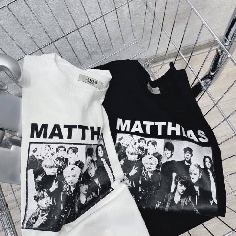 Áo Phông Fom Rộng Matthias Nam Nữ