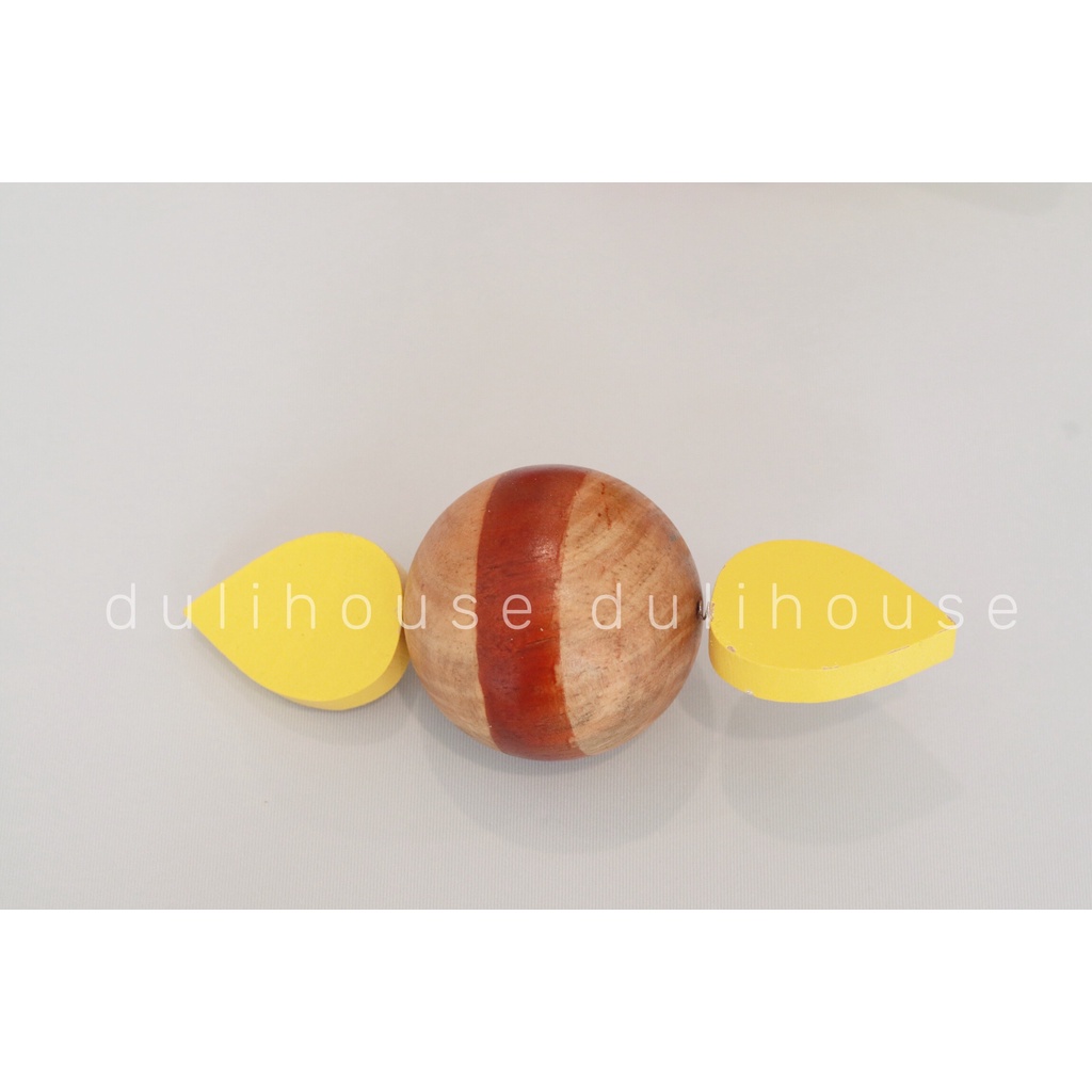Đồ chơi Gỗ chú ong kéo dây - Hỗ trợ bé phân biệt màu sắc &amp; nhận biết thế giới động vật, hàng Việt Nam chất lượng cao