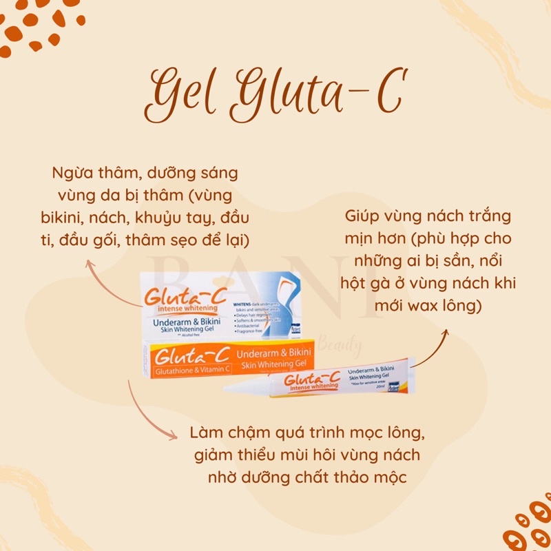 Gel Gluta-C Giúp Mờ Thâm, Đều Màu Da Cơ Thể