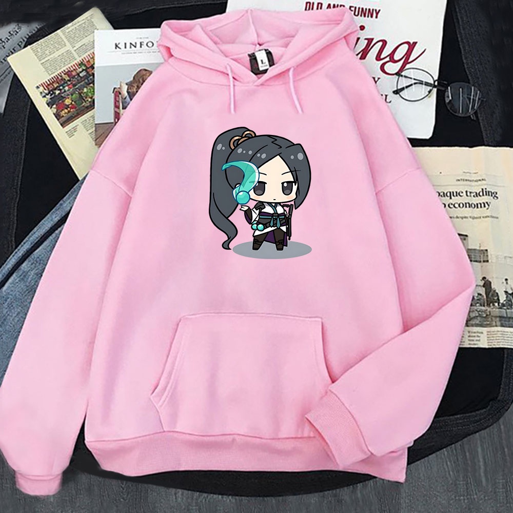 Áo Hoodie In Hình Hoạt Hình Valorant Thời Trang Xuân Thu 2022 Dành Cho Thanh Thiếu Niên