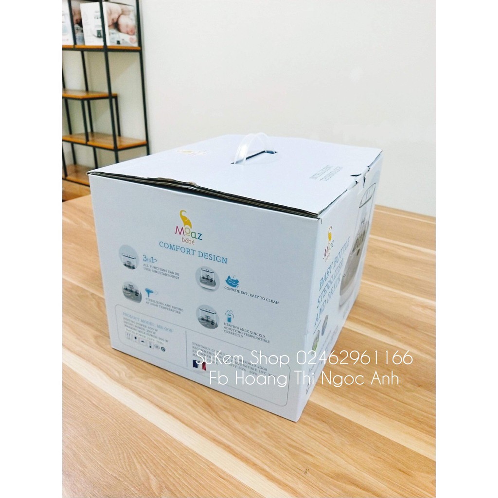 Máy Tiệt Trùng, Sấy Khô Và Hâm Sữa Đa Năng Moazbebe MB005