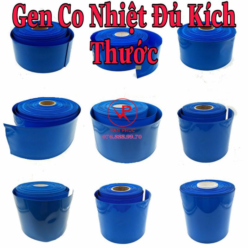 1 mét màng co nhiệt nhiều kích thước