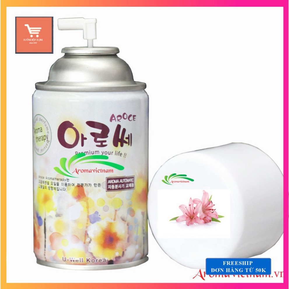 Bình Xịt Thơm Phòng,Khử Mùi Phòng Aroce -Nhiều Mùi Hương