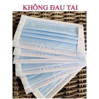 [SET 10cái] KHẨU TRANG Y TẾ IRIS PHARMA 4 lớp KHÔNG ĐAU TAI