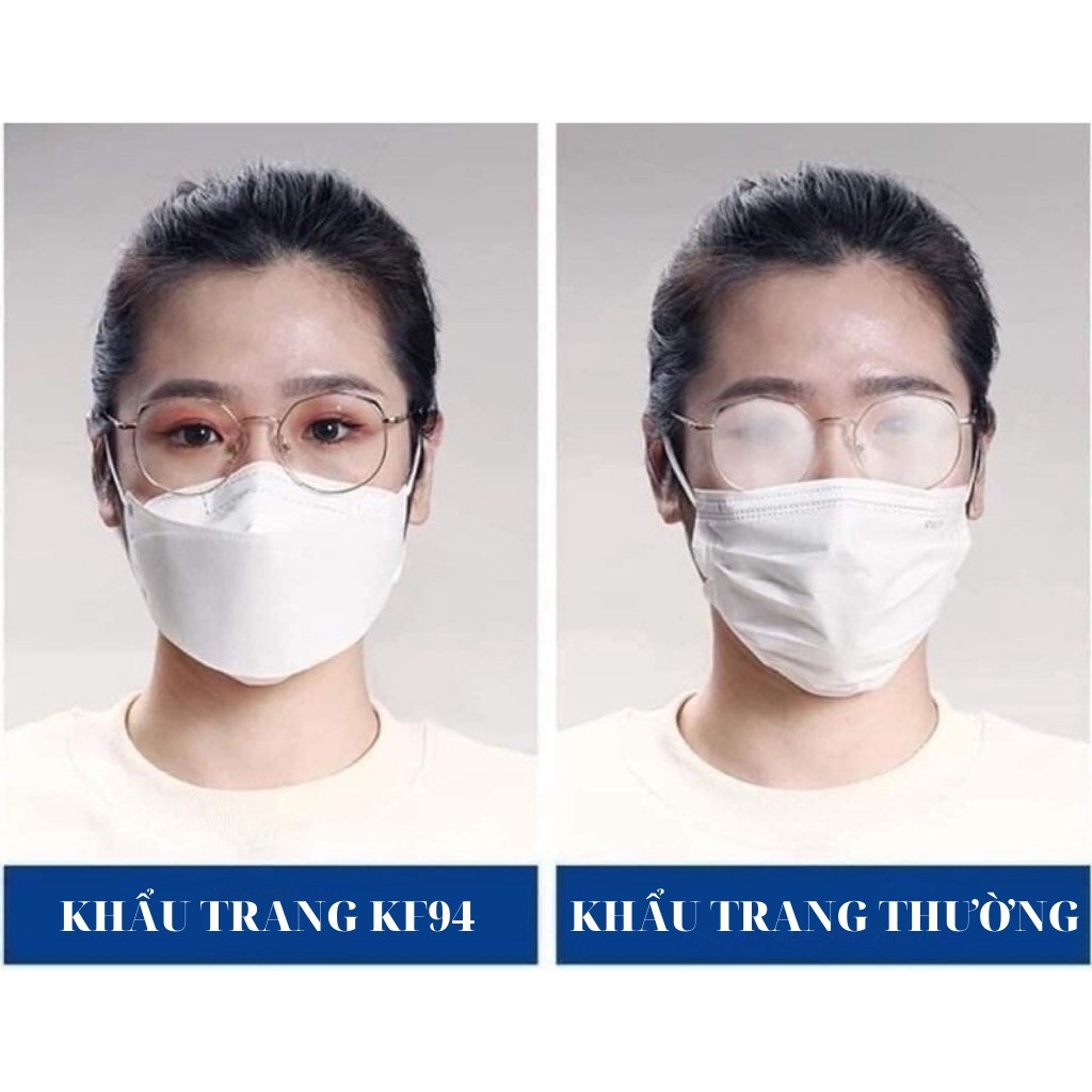 Khẩu trang 4D Mask KF94 y tế CT, Nhật Minh 4 lớp dày dặn, dễ thở, chuẩn công nghệ Hàn Quốc - Gói 10 cái