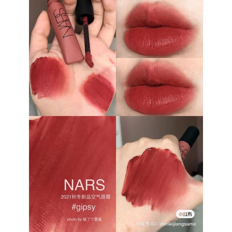 Son Nars Air Matte Lip Color - Son Nars Kem Các Màu - Có Swatch Cực Đẹp