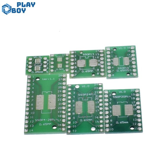 Bộ Bo Mạch Pcb Msop Tssop Sot23 8 10 14 16 20 24 28 Smt To Dip