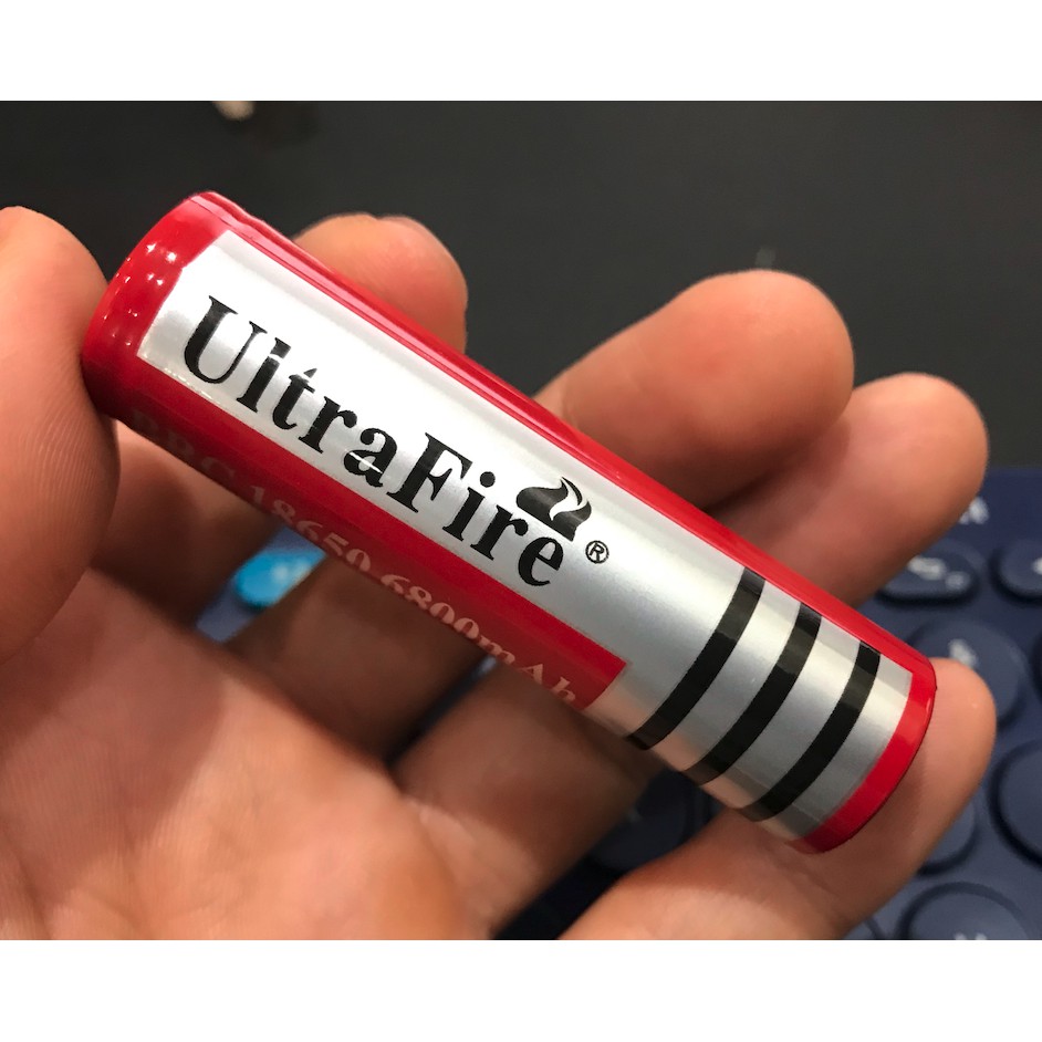 [6800 mAh] Pin 18650 ULTRAFIRE 3.7v Dung Lượng Cao Và Có Thể Sạc