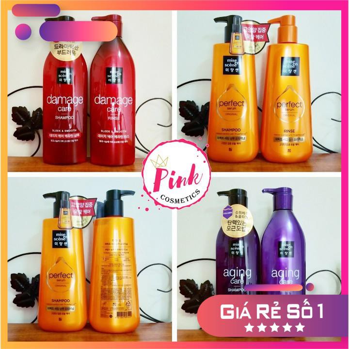 Cặp gội - xả Missen Scene 680ml