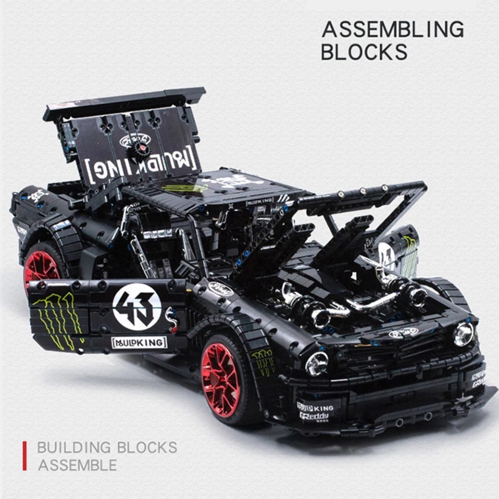 Lắp ghép Mô hình siêu xe mould king 13108 MODELS NO MUSTANG MÀU ĐEN CỰC CHẤT