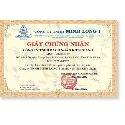 Bộ chén dĩa Minh Long 10 sản phẩm Jasmine lys Hoa Rừng hàng sứ đẹp cao cấp dùng trong gia đình, đãi khách hay tặng quà t